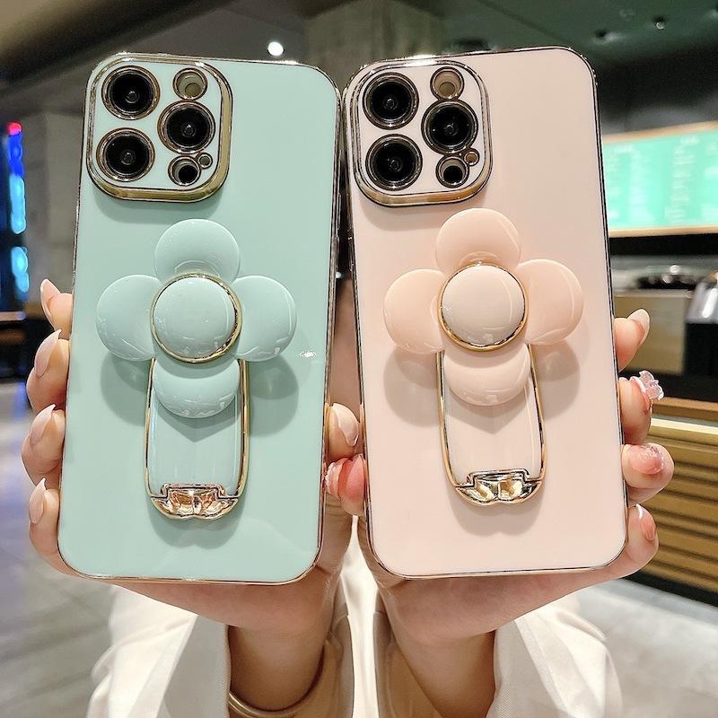2023 Girls Phone Case With Electric Fan Stand