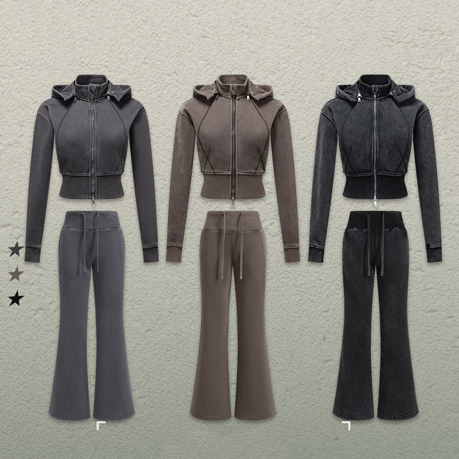 400g Brushed Fleece Baggy Distressed Sweatpants