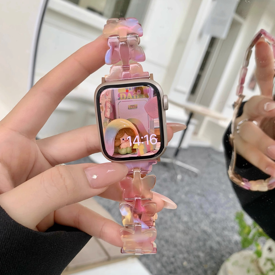 CM Fashion Resin Strap for Apple Watch